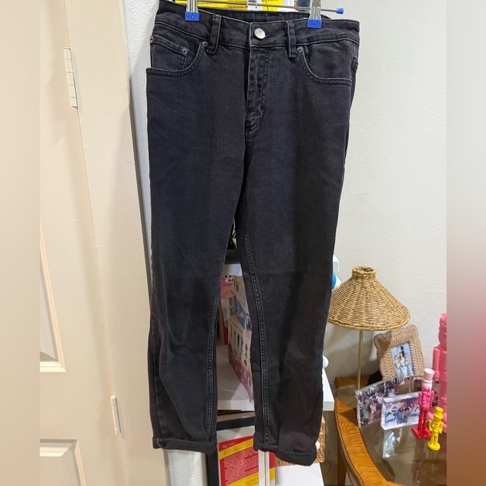 ASOS Farleigh High Rise Mom Jeans in Black